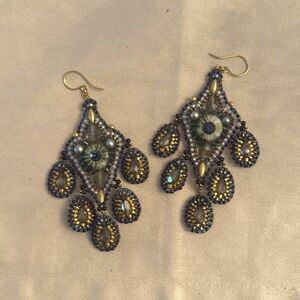 Miguel Ases chandelier earrings